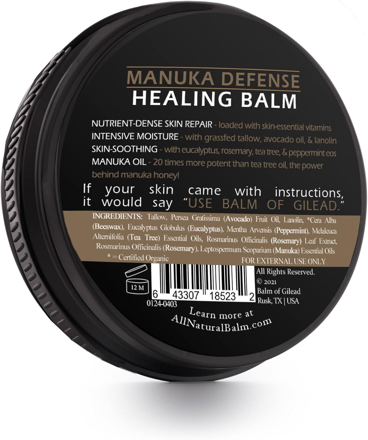 Manuka Defense Healing Balm