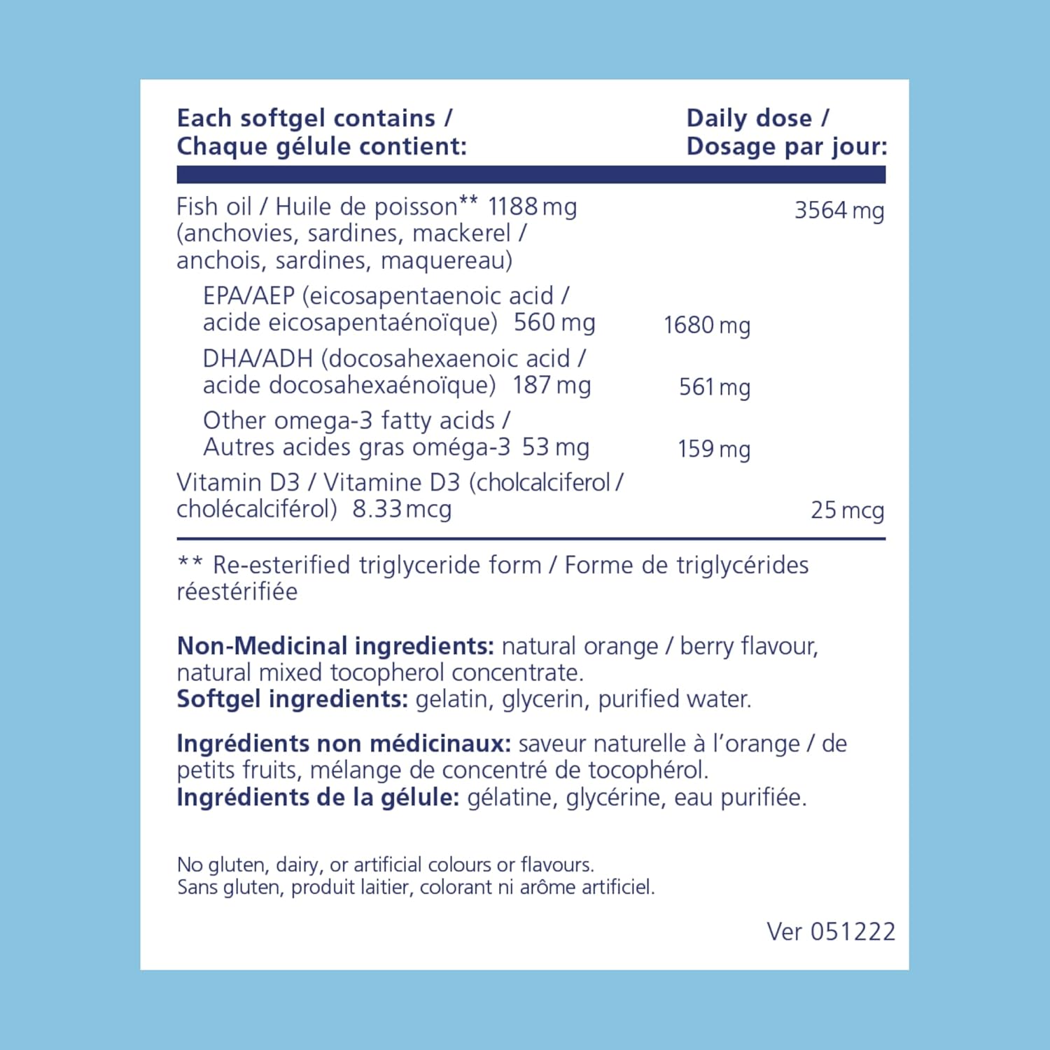 DE3 Dry Eye omega 3 (270 pills)