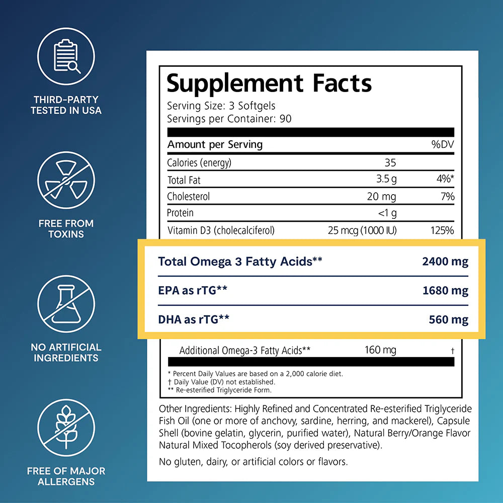 De3 Dry Eye Omega 3 (180 pills)