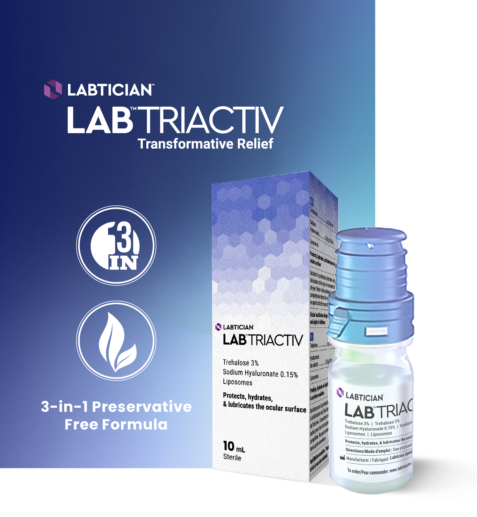 LAB™TRIACTIV eye drops