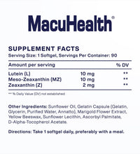 Macuhealth Triple Carotenoid Formula - Eye Hydrate 