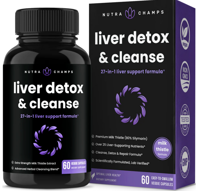NutraChamps Liver Detox and Cleanse