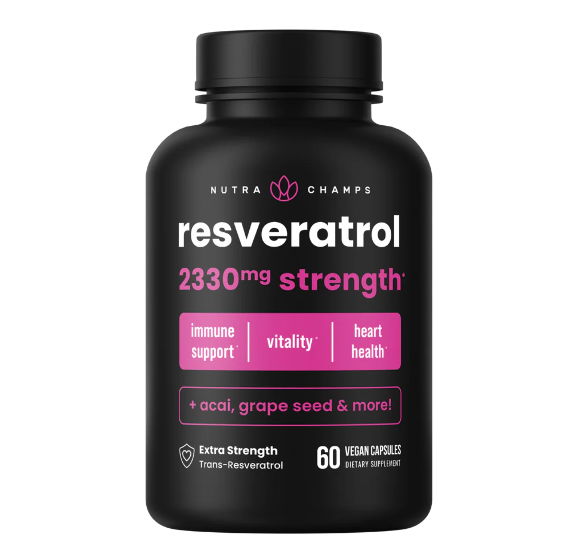 NutraChamps resveratrol 2330mg strength