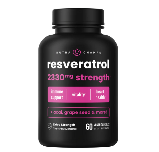 NutraChamps resveratrol 2330mg strength