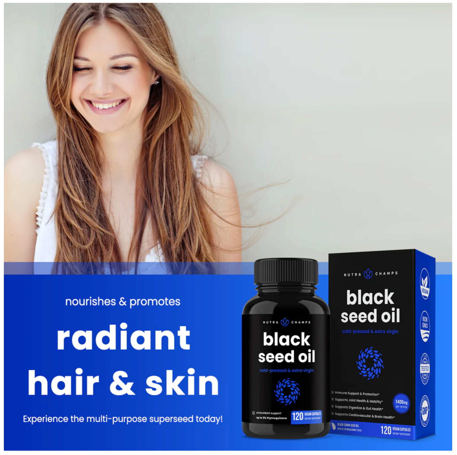 NutraChamps black seed oil