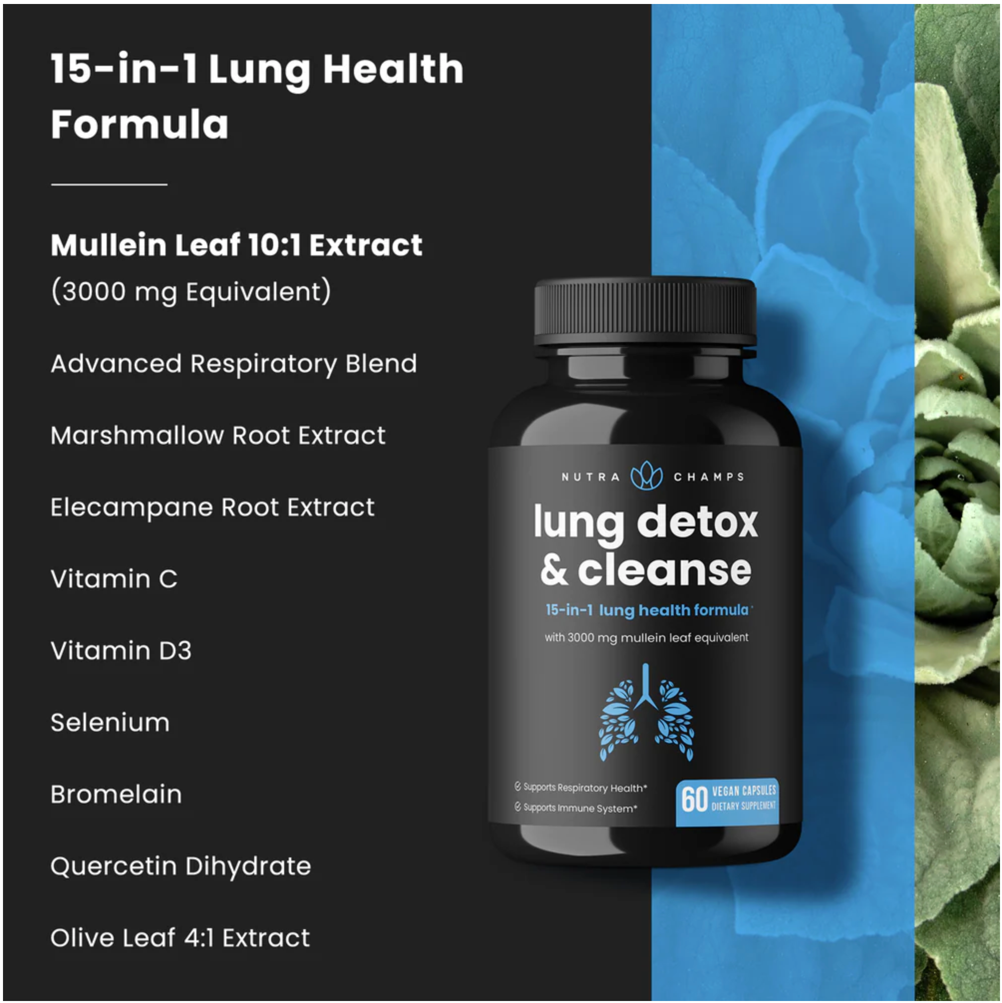 NutraChamps lung detox & cleanse