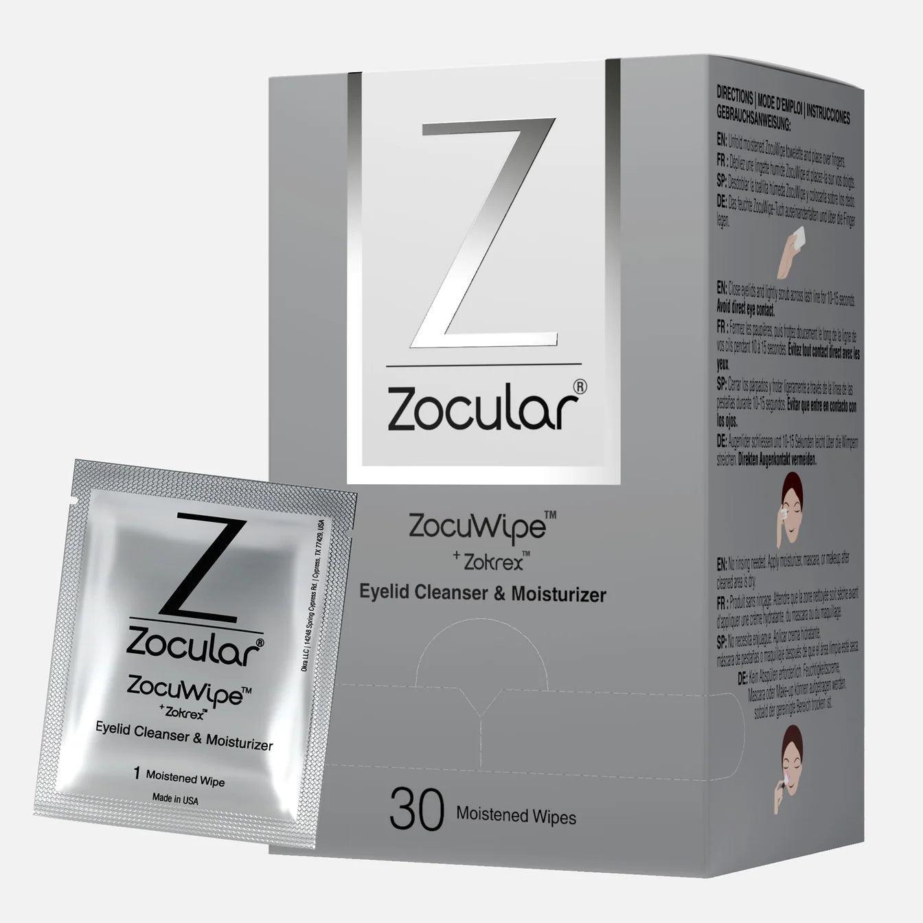 ZocuWipe Towelette (Eyelid Wipes) - Eye Hydrate 