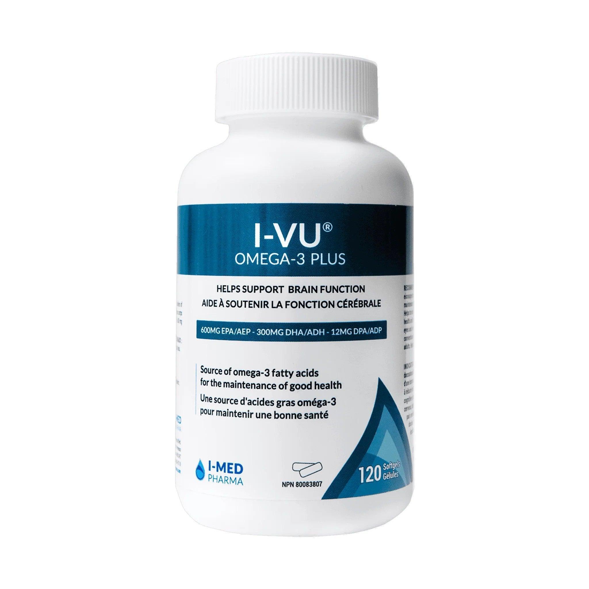 I-VU® OMEGA-3 PLUS Dry Eye Formula 120 pills - Eye Hydrate 