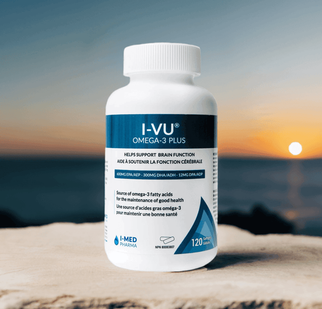 I-VU® OMEGA-3 PLUS Dry Eye Formula 120 pills - Eye Hydrate 