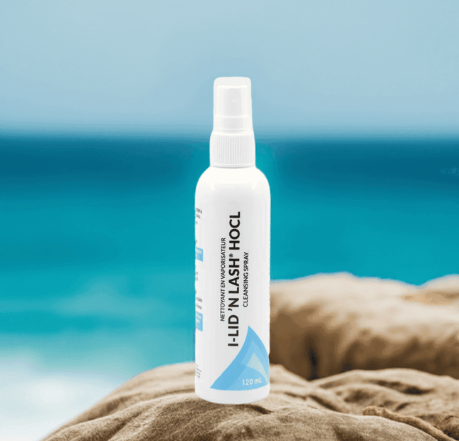 I-LID ’N LASH® HOCL Hypochlorous Spray - Eye Hydrate 