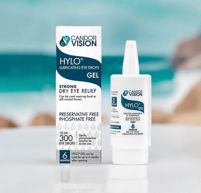 HYLO GEL Lubricating Eye Drops - Eye Hydrate 