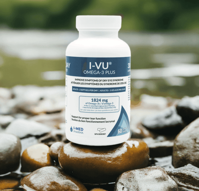 I-VU® OMEGA-3 PLUS Dry Eye Formula 60 pills - Eye Hydrate 