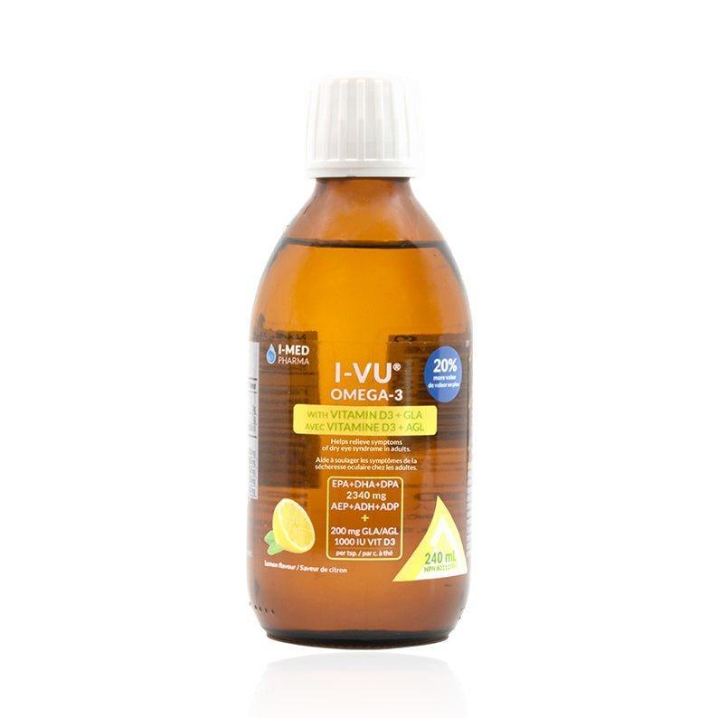 I-VU® OMEGA-3 Liquid (48-day supply) - Eye Hydrate 